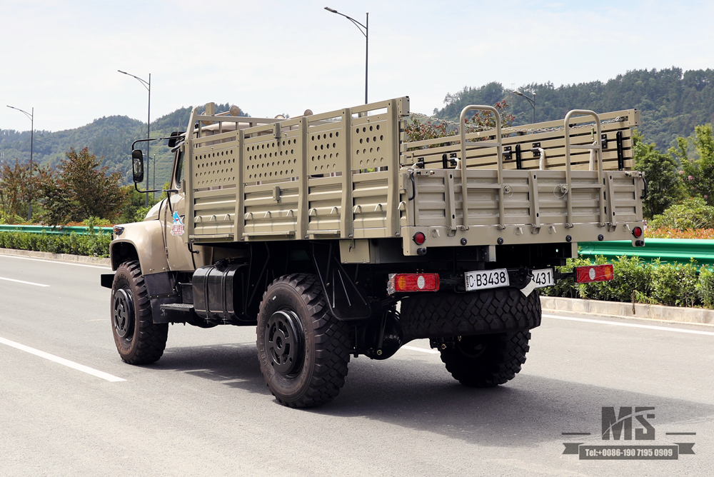 Dongfeng Four Wheel Drive Cargo Truck Long-head 2.5-ton Off-road Truck_4*4 New Pointed Cab Truck_Long-distance Truck with Winch Export Special Purpose Vehicle