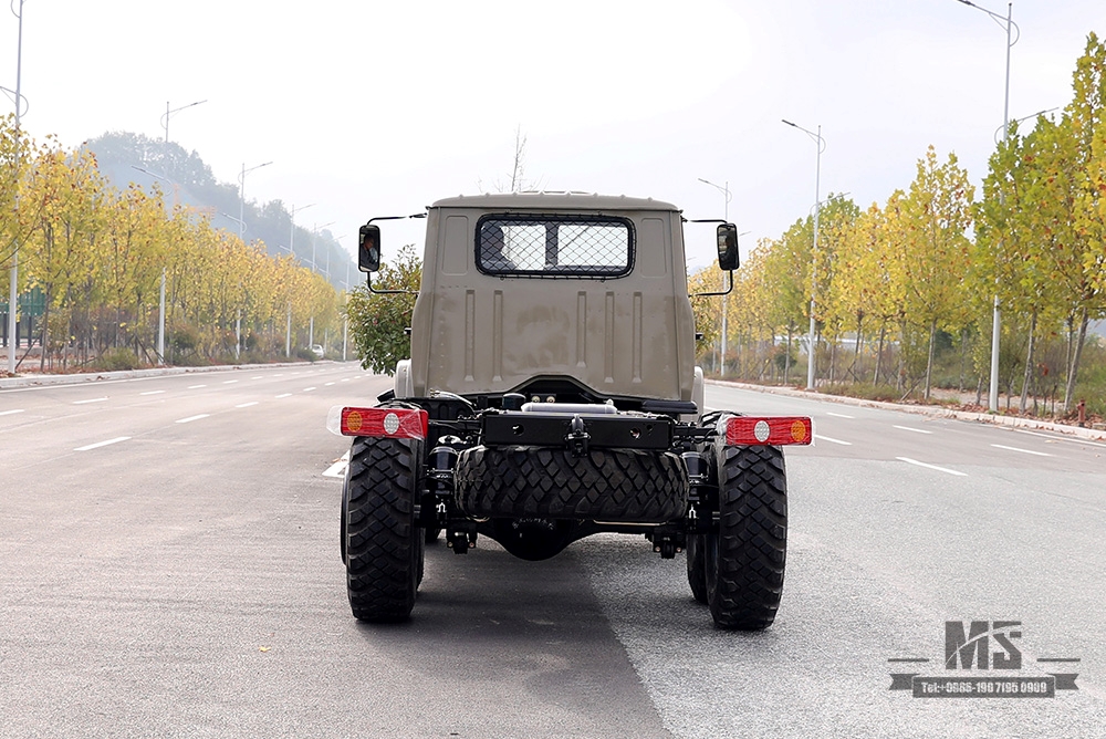 Dongfeng Six wheel Drive EQ2100 Chassis_6*6 210hp Pointed Head Double Glass Truck Chassis for Sale_Dongfeng Export Special Vehicle Chassis