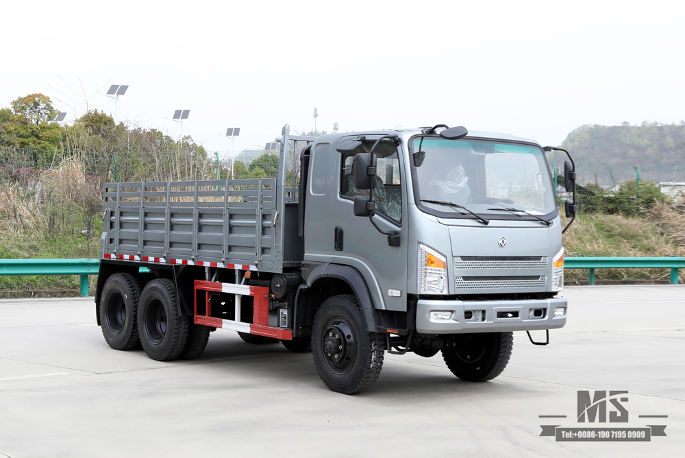 Dongfeng EQ2082 Six Wheel Drive Truck_ 6WD 170hp Flathead "Bobcat" Small Non-off-road tire EQ240 Truck Configuration_6*6 Export Special Vehicle Manufacturer