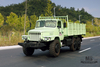 Mint Green Dongfeng Six Wheel Drive Off Road Truck_190hp Dongfeng EQ2100 Single Row Pointed Head AWD Transportation Vehicle_Export Special Purpose Vehicle 
