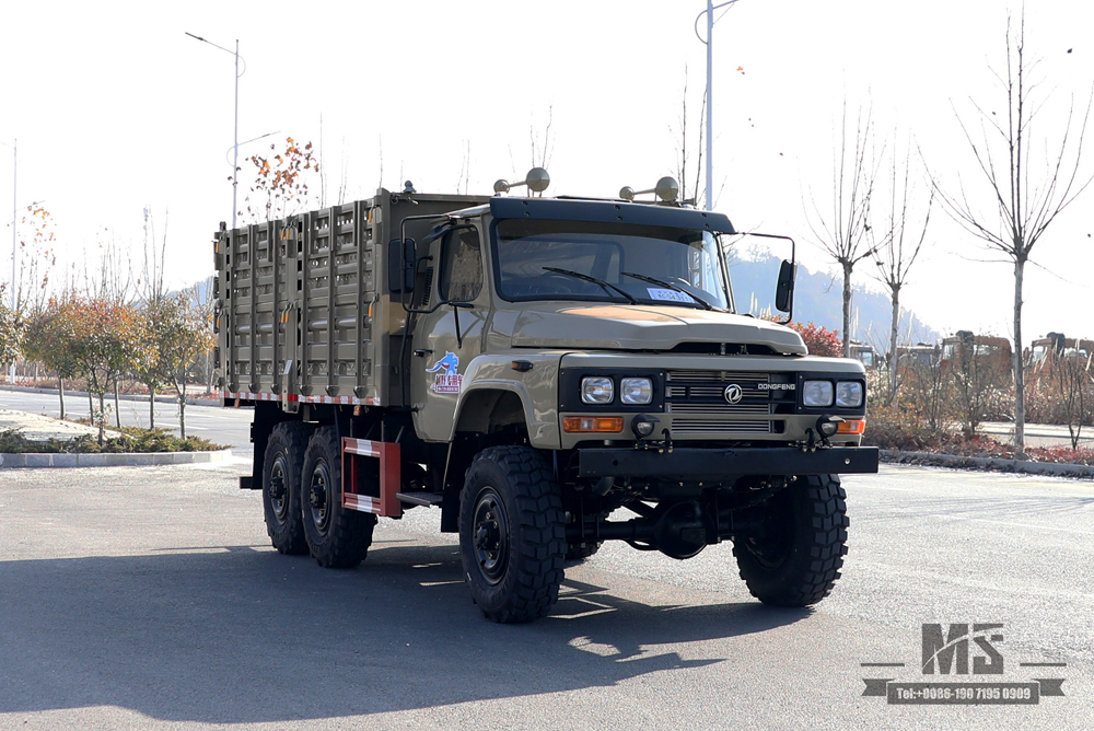 Dongfeng EQ240 Off-road Truck_China Second Automobile Group’s classic pointed Truck_Six-wheel drive 170 horsepower truck configuration
