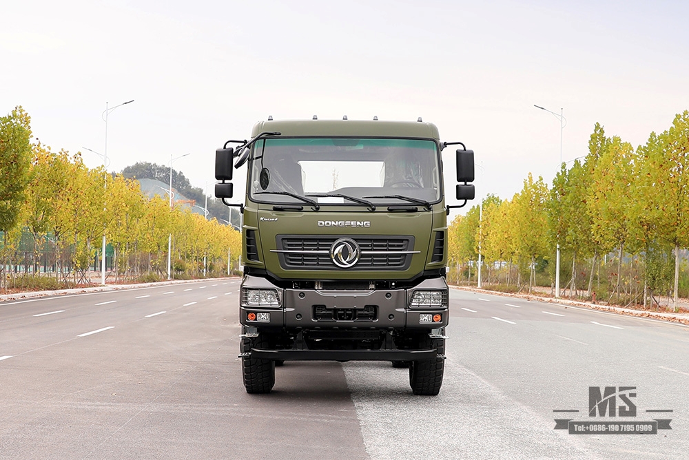 450HP Dongfeng Six Wheel Drive Heavy Duty Truck Chassis Conversion_6×6 Heavy Duty Truck Three Axle Commercial Vehicle Chassis_6WD Rear Double 15T Customized Chassis Export Special Chassis