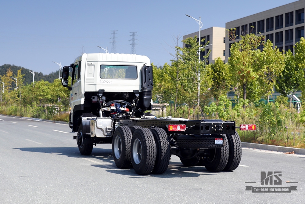 350 HP Six Wheel Drive Heavy Commercial Vehicle Chassis_Dongfeng 6×6 Truck Chassis Modification_Dongfeng Special Vehicle Chassis