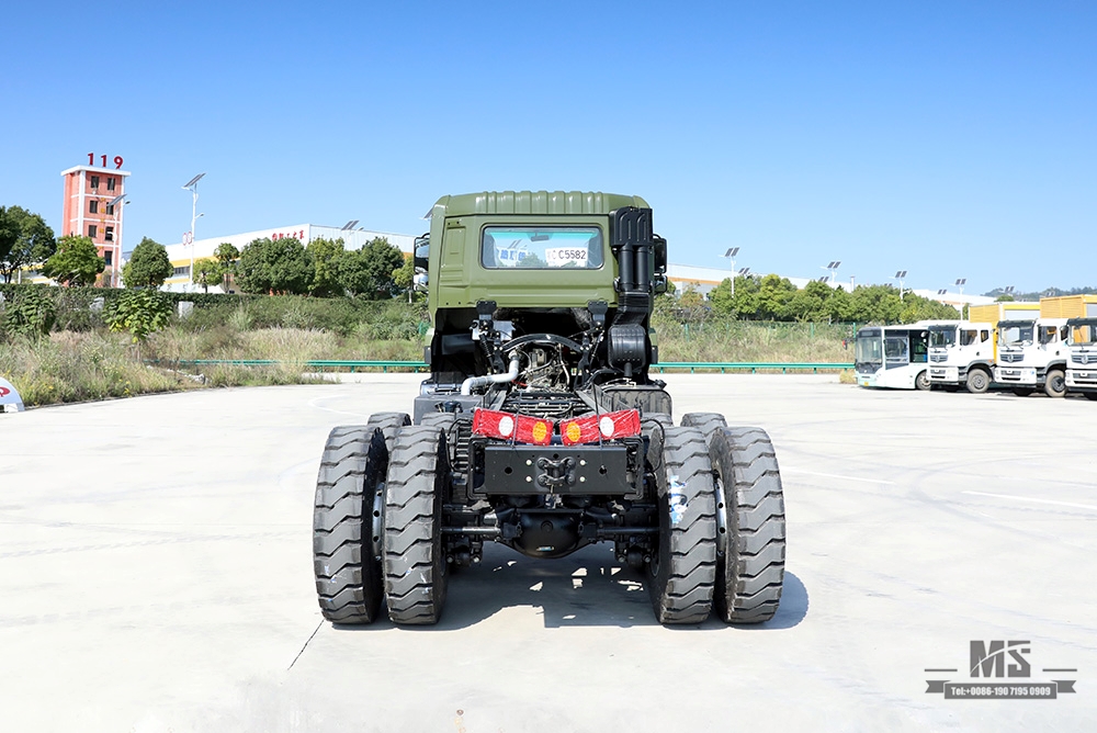 375hp Dongfeng 6*4 Off Road Truck Chassis_Dongfeng 6x4 Off-road Flathead Row Half Chassis_Export Special Vehicle Chassis