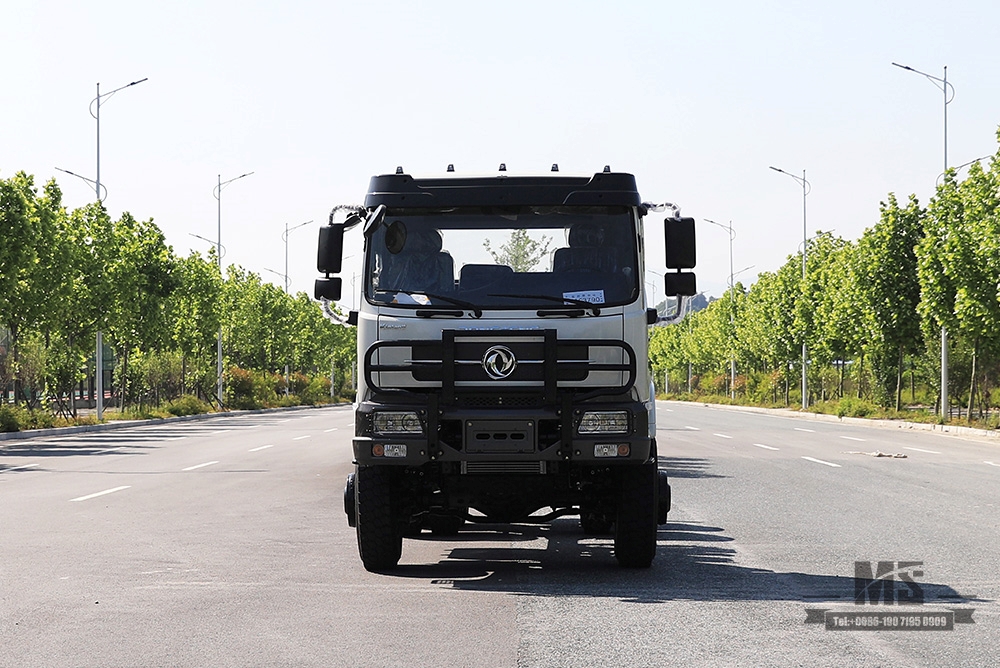 266 HP Dongfeng Six-wheel drive Off-road Chassis_6×6 Flathead Row Half Special Chassis_All-wheel Drive Three-axle 7T/13T/13T Transportation Truck Chassis_Export Special Vehicle