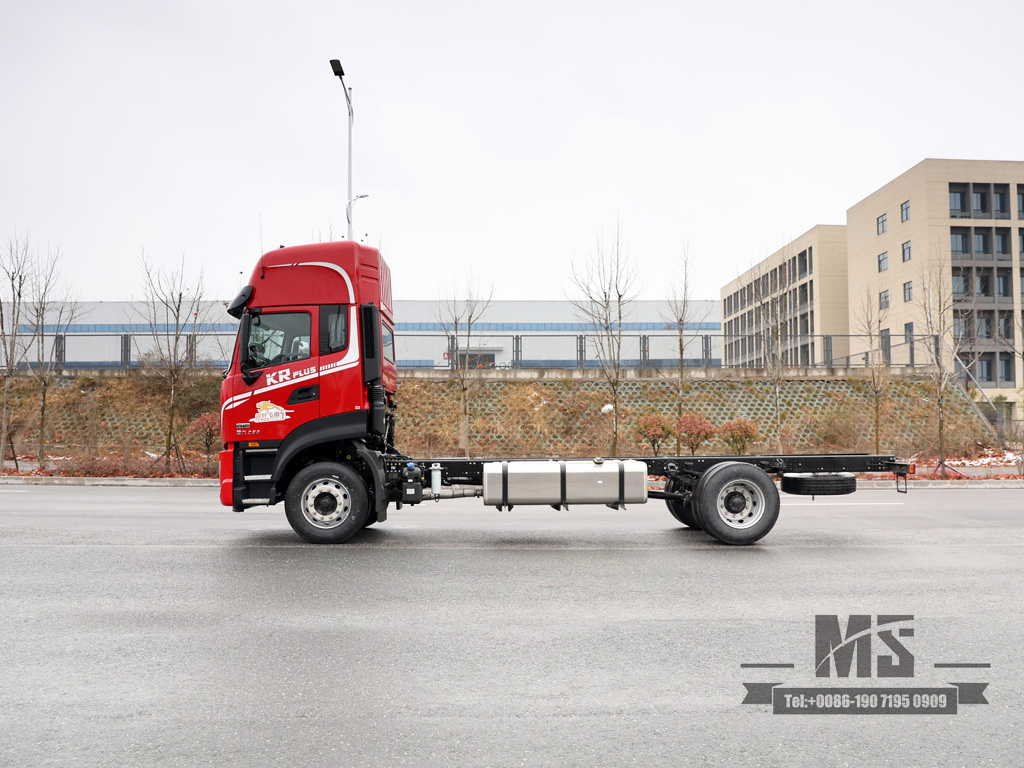 4×2 Flat Head High Roof Double Bedroom Cab Cargo Truck Chassis | Dongfeng 4*2 290HP Off Road Truck Chassis