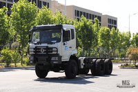 266hp Dongfeng Six wheel Drive Chassis_6*6 Flathead Head Rear Eight wheels Heavy Duty Truck Chassis Coversion Manufacturer_Dongfeng 6WD Export Special Vehicle Chassis