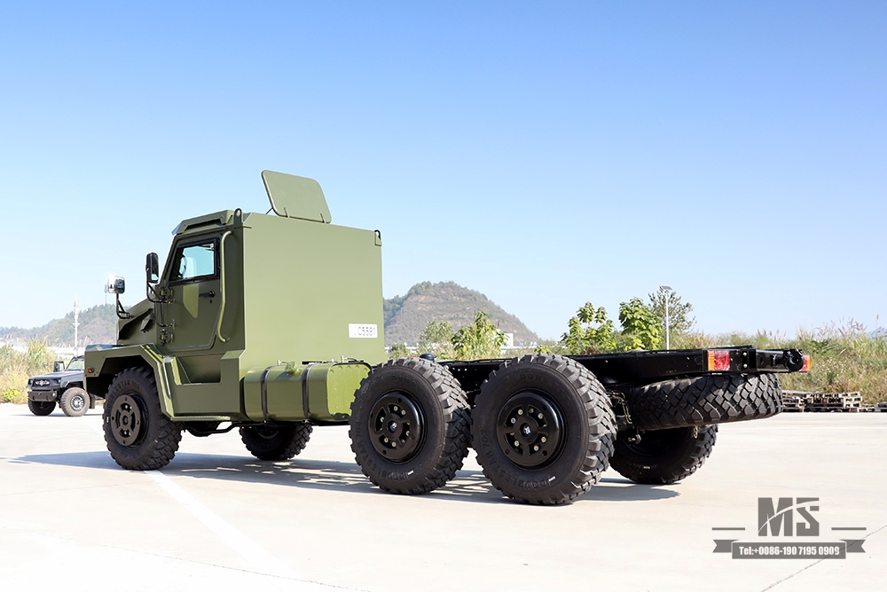 Dongfeng 210hp Six wheel Drive Chassis for Sale_6*6 Protective Long Head Truck Chassis Manufacturer_Dongfeng 6WD Export Special Vehicle