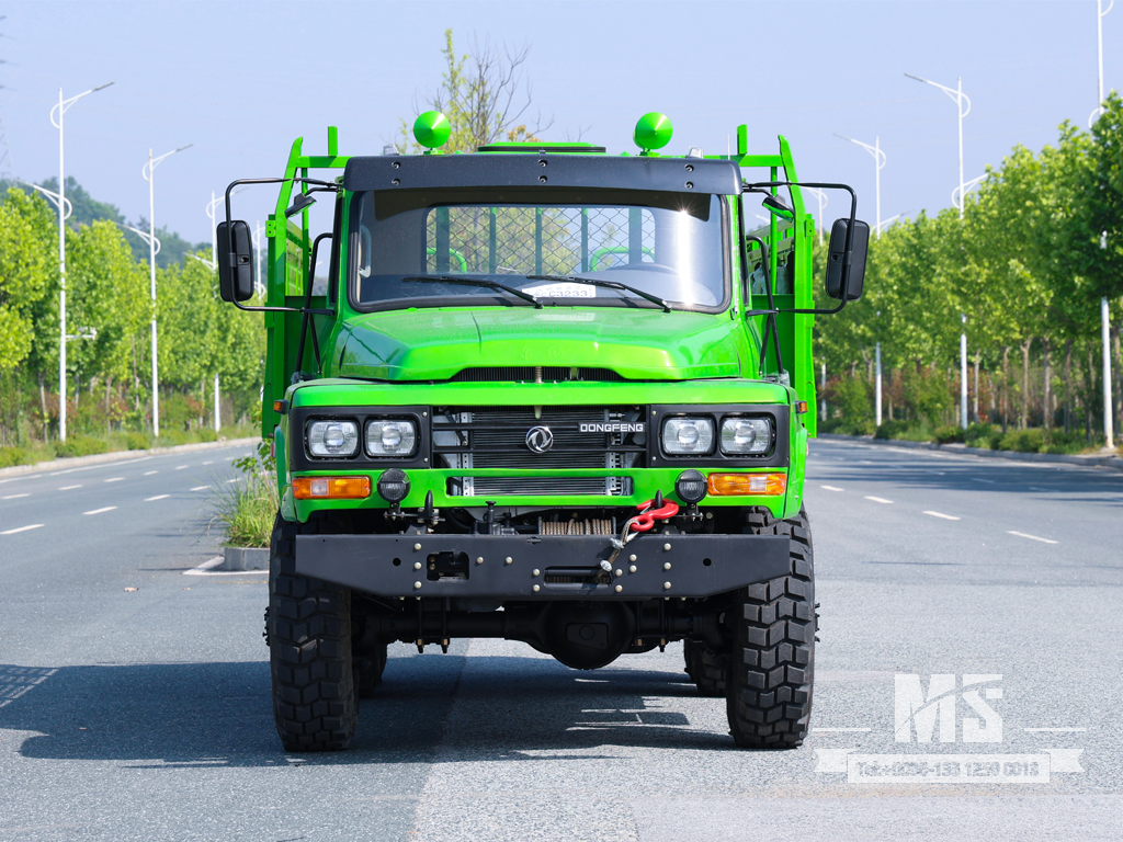 6X6 Dongfeng Turquoise EQ2082 SingleRow Cab Trucks 6WD Off-road Trucks