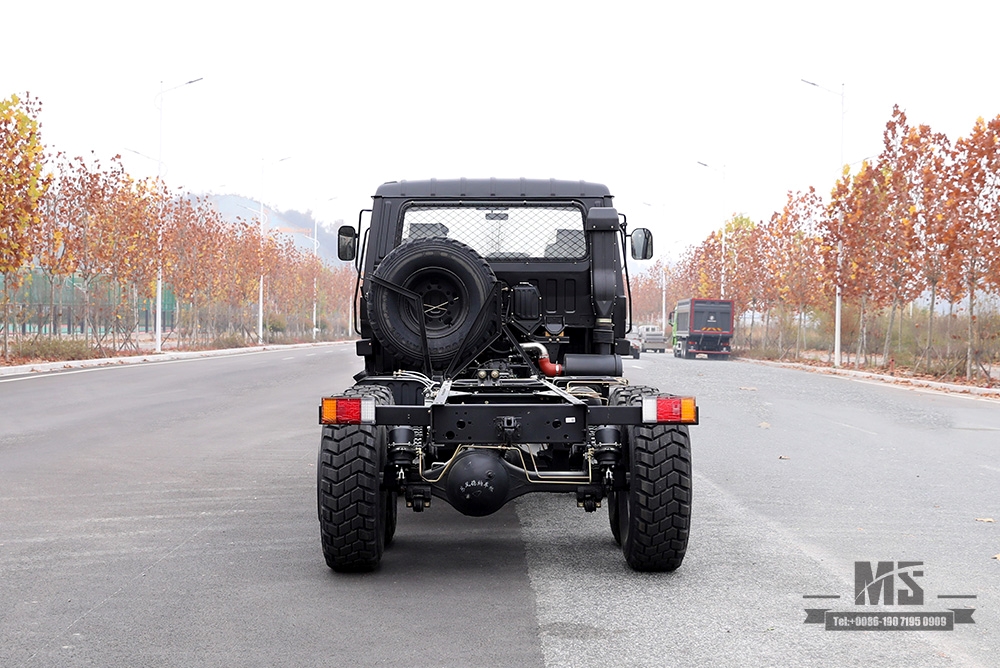 190 HP Dongfeng EQ2102 Off-road Three-axle Truck Chassis_Black Six wheel Drive Black Cargo Truck Chassis_All-wheel drive EQ2102G Export Special Purpose Vehicle Chassis