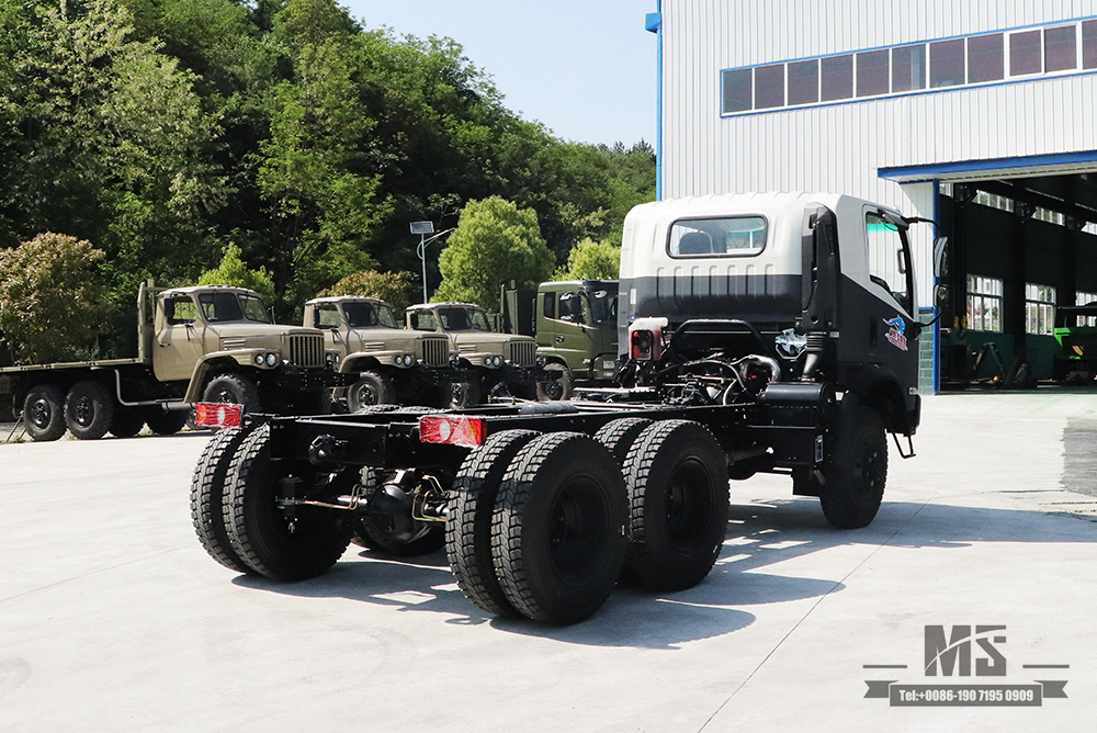 5T 6WD Light Truck Chassis_6*6 260hp Diesel Off-road Truck Chassis_"Bobcat" Dongfeng Six Wheel Drive Truck Chassis for Sale_Export Special Purpose Vehicle