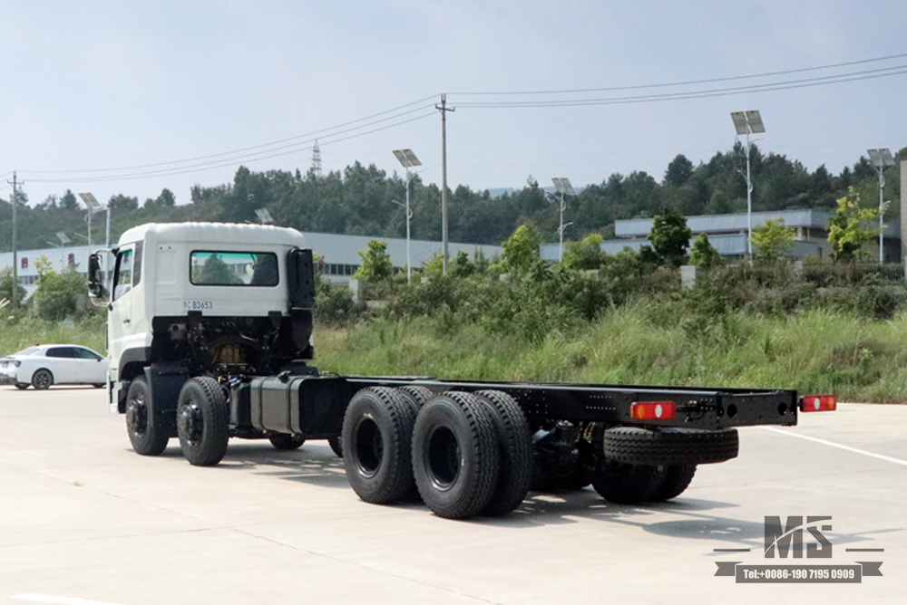 Dongfeng 8*4 Special Truck Chassis_30-ton Four-axle Dongfeng Heavy-duty Commercial Vehicle Chassis_Export Special Purpose Chassis Customization and Modification