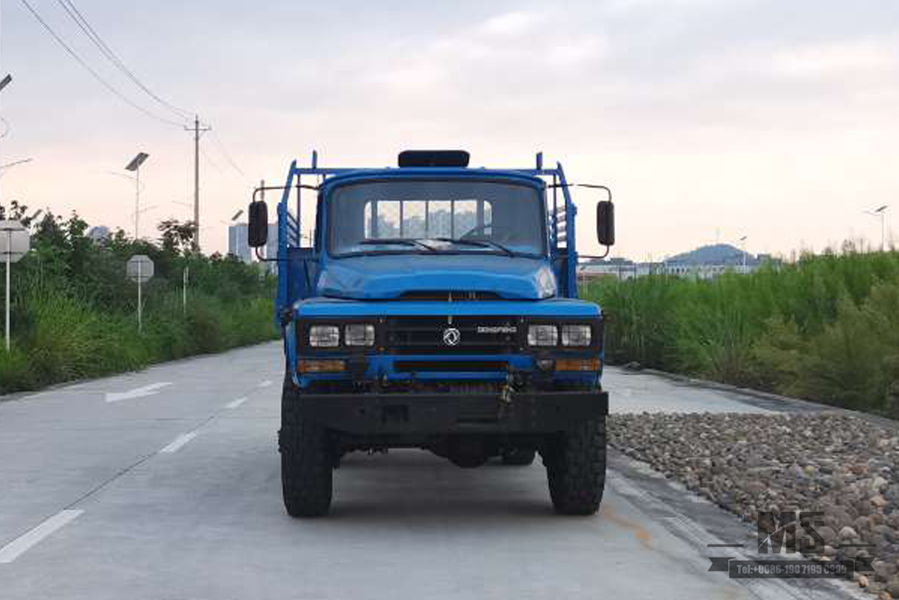 170 hp Dongfeng EQ2082_Six-wheel drive Off-road Special Truck_Double Glass Single Row 240 Transport Vehicle_6×6 pointed 25Y Truck Export Special Vehicle