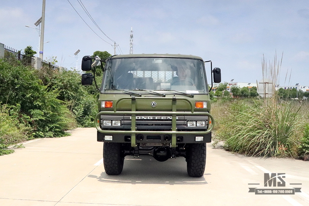 Dongfeng Six Wheel Drive EQ2102 Off Road Truck_6×6 Army Green Double Row 153 Cab Cargo Truck 6WD Transportation Truck For Sale_Export Special Vehicle