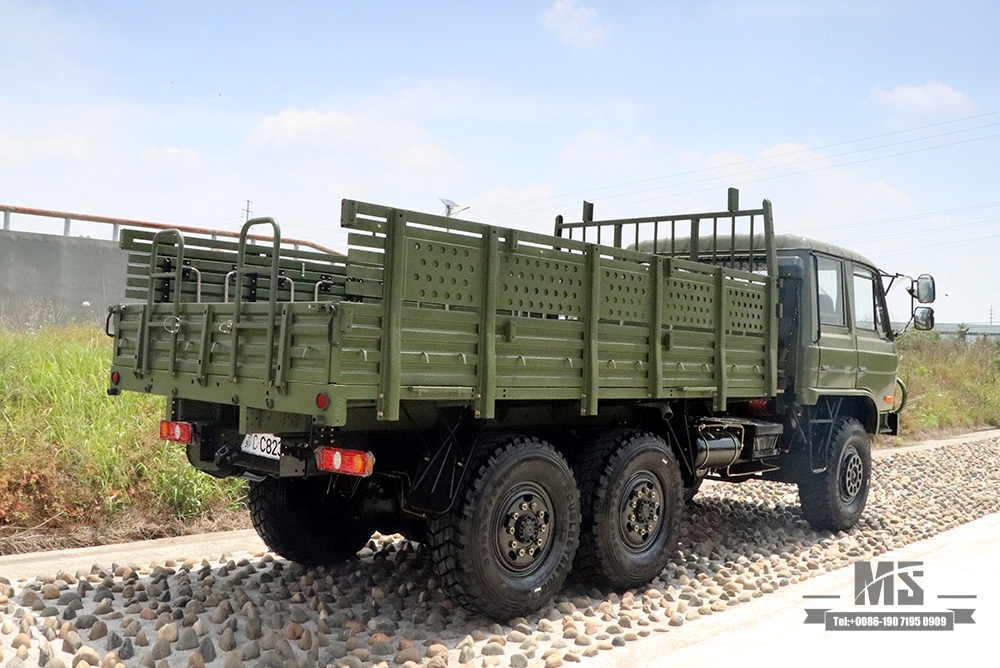 Dongfeng Six Wheel Drive EQ2102 Off Road Truck_6×6 Army Green 3.6T Double Row 153 Cab Cargo Truck Truck For Sale_Export Special Vehicle