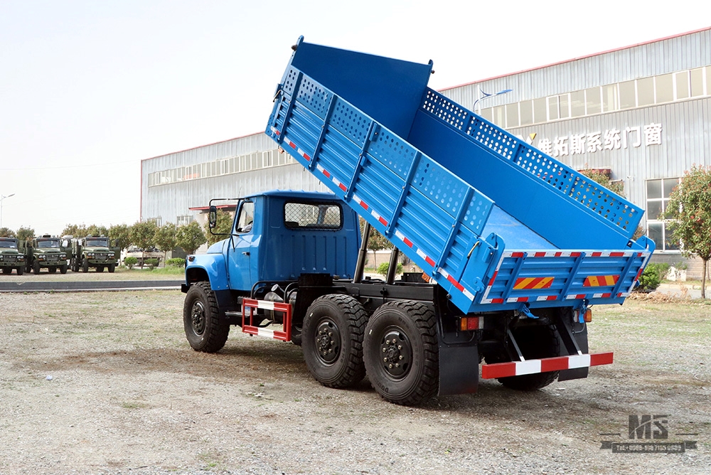 190 hp Dongfeng Six Wheel Drive EQ2100 Tipper Truck_6×6 Classic 5T Pointed Head Off-road Dump Truck Vehicle for sale_Dongfeng 6WD 245 Export Special Vehicle