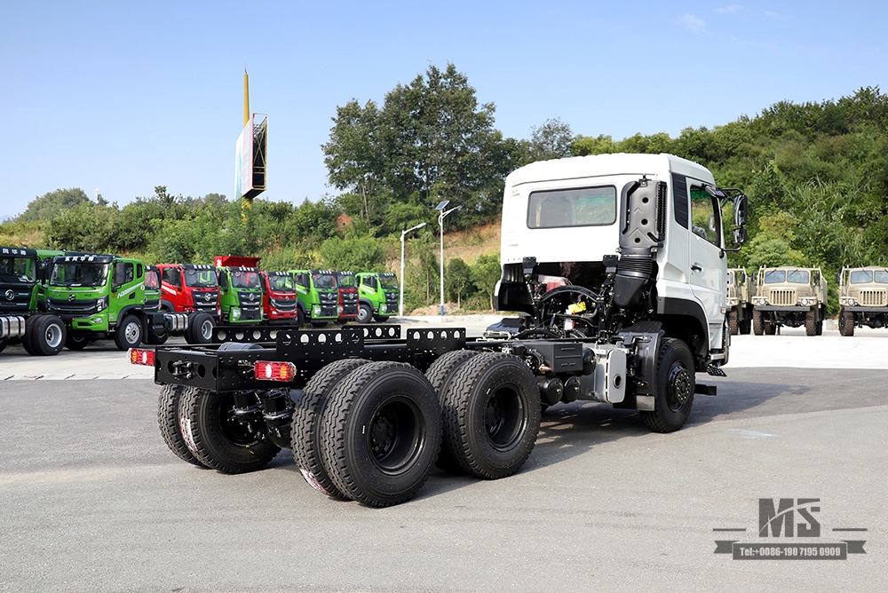 280 HP Heavy Commercial Vehicle Chassis_Dongfeng 6×4 Dump Truck Chassis Modification_Dongfeng Off-road Three-axle Front 5T Rear Double 10T Special Vehicle