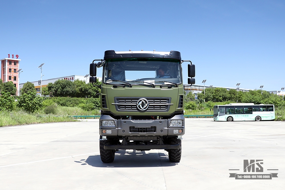 340HP Dongfeng Six-wheel Drive Off-road Special Chassis_6×6 Heavy-duty Commercial Vehicle Chassis_6WD Customized Construction Truck Chassis_Export Special Purpose Truck Chassis