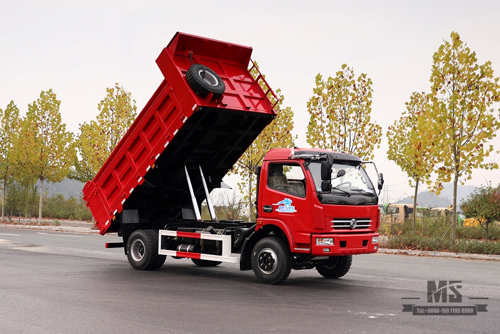 4×2 Light Dump Truck_Dongfeng 160HP Small Tipper Truck_Left/Right Hand 5T Single Row Micro Mining Truck For Sale_Export Special Truck