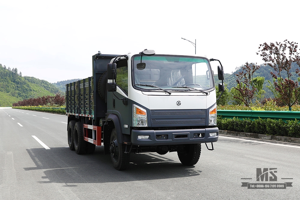 260hp Dongfeng 6*6 Tipper Truck_Six Wheel Drive Single Row Pointed Head Dump Truck Mining Trucks Conversion Manufacturer_Export Special Vehicle