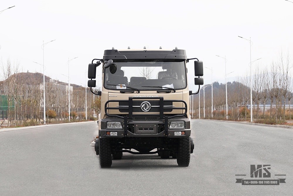 260hp Dongfeng Six wheel Drive Chassis for Sale_6*6 Flathead Head Rear Eight wheels Truck Chassis Coversion Manufacturer_Dongfeng Export Special Vehicle Chassis