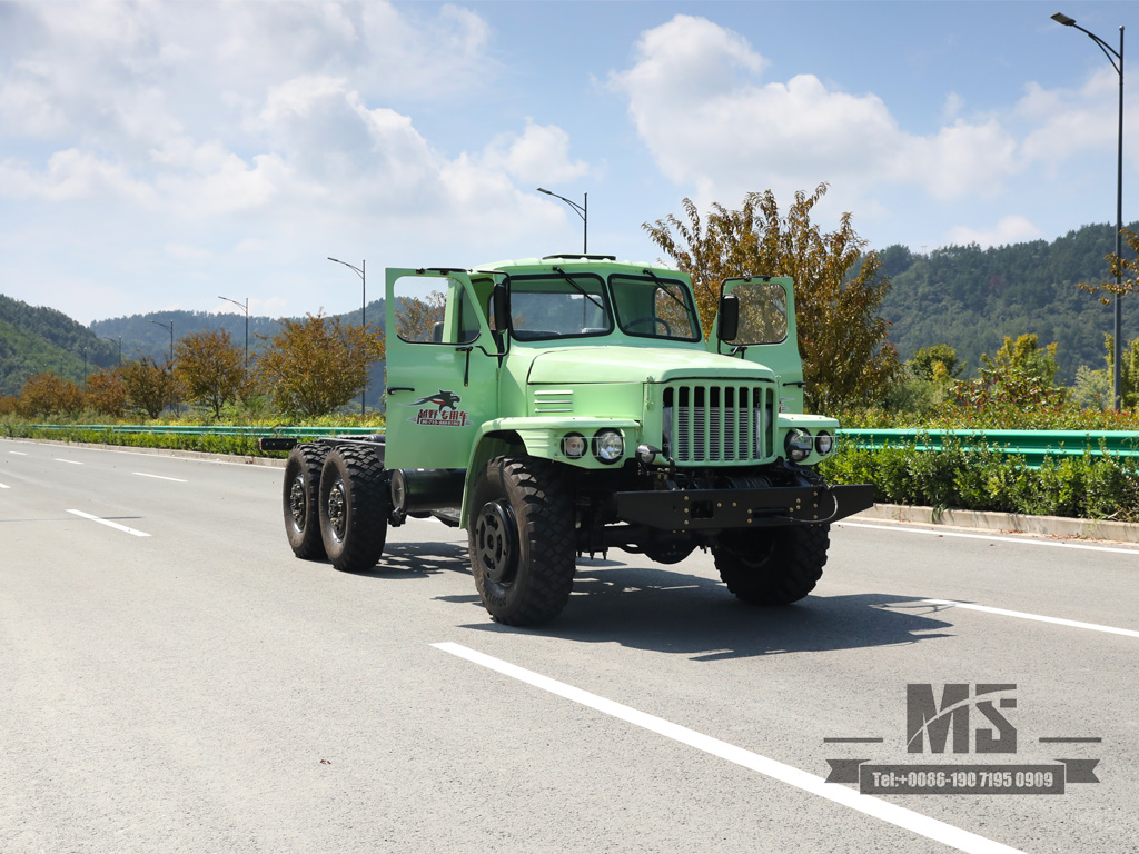 6x6 Dongfeng 2.5 ton pointed off-road vehicle chassis6×6 Dongfeng 2.5T Tip head Off-Road Chassis| Hero truck | China.
