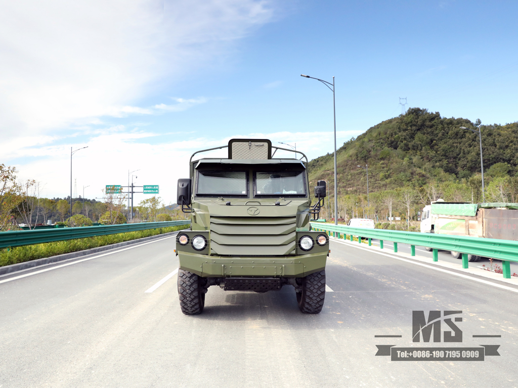 Six Wheel Drive Protective Transport Truck | cargo truck | Chinese cargo truck.