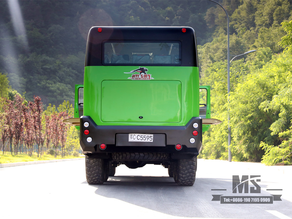 6*6 27-seat Bus Dongfeng | Six Wheel Drive Off-road Bus | All-drive County Bus | 260hp Modified Bus Export Special Vehicle