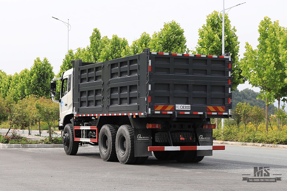 336hp Dongfeng Six wheel Drive Dump Truck_6*6 Rear Eight wheels Heavy Duty Tipper Truck Coversion Manufacturer_Dongfeng 6WD Export Special Vehicle