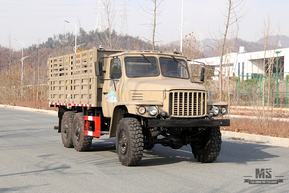 170hp EQ2082 Six-wheel Drive Dump Truck_6×6 Dongfeng Pointed Head Single Row Tipper Truck Mining Trucks_Export Special Purpose Vehicle