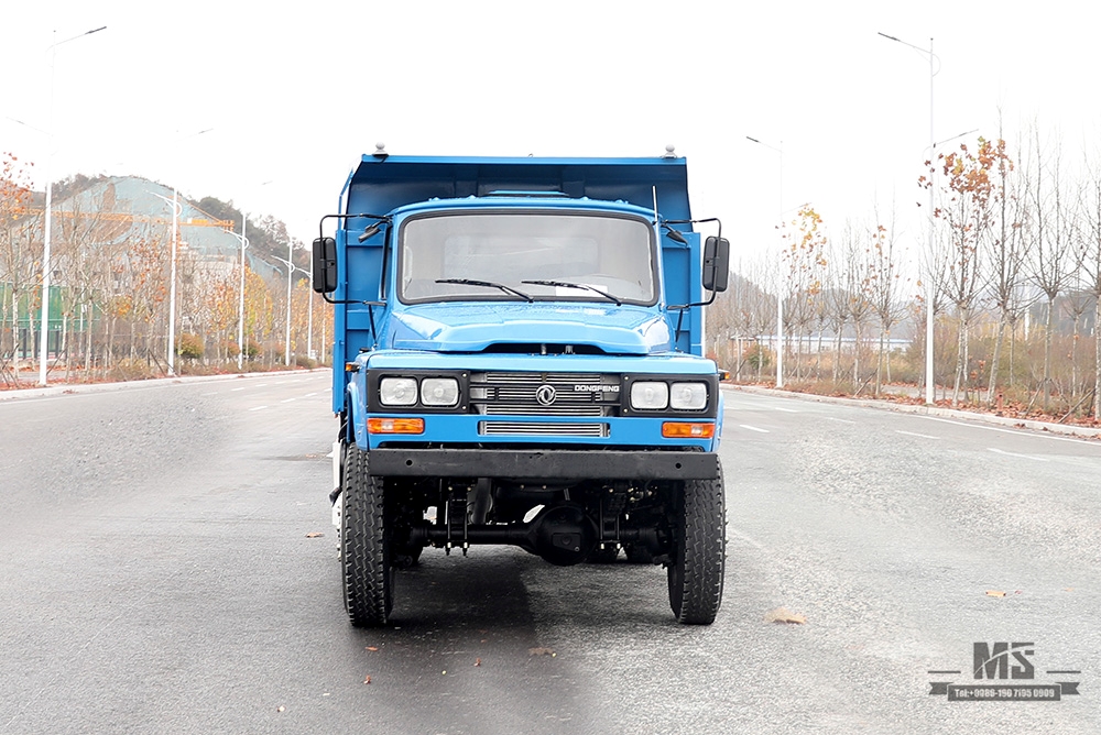 170hp Dongfeng Four-wheel Drive Tipper Truck _Long Head Cab Off-road Dump Truck _4*4 Export Special Purpose Vehicle