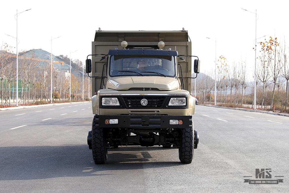 240hp Dongfeng Four-wheel Drive Tipper Truck _Long Head Cab Off-road Dump Truck _4*4 Customised Export Special Purpose Vehicle