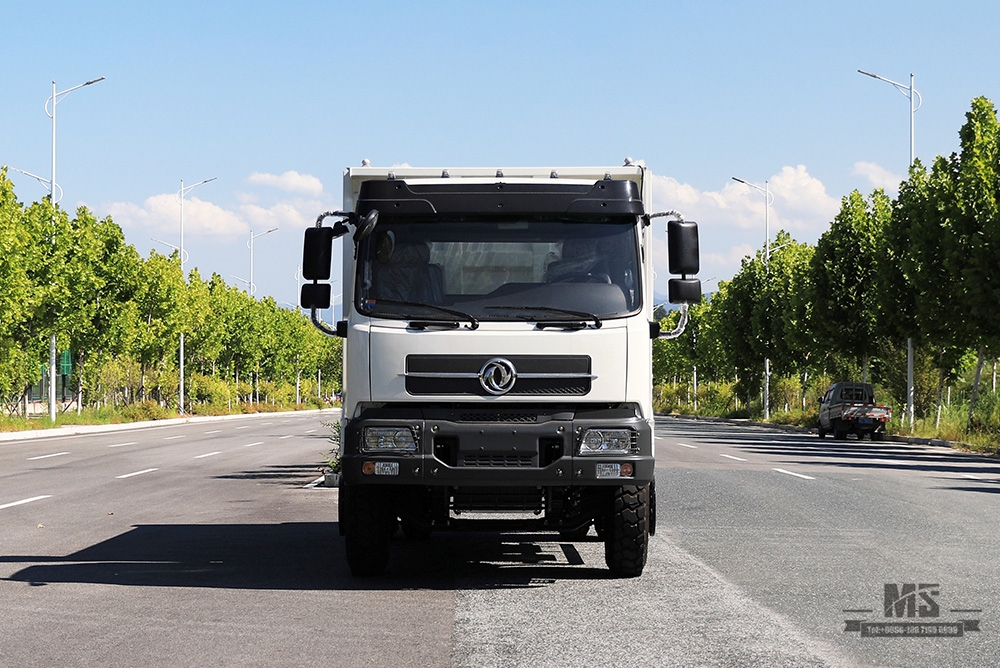 Dongfeng 4×2 Tipper Truck_ Flathead Head Row Half Mining Site Dump Truck_4*2 Export Special Vehicle