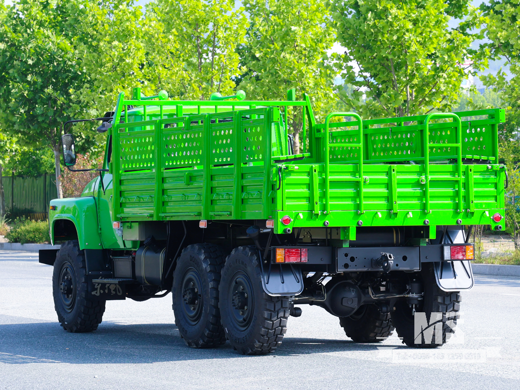 6X6 Dongfeng Turquoise EQ2082 SingleRow Cab Trucks 6WD Off-road Trucks