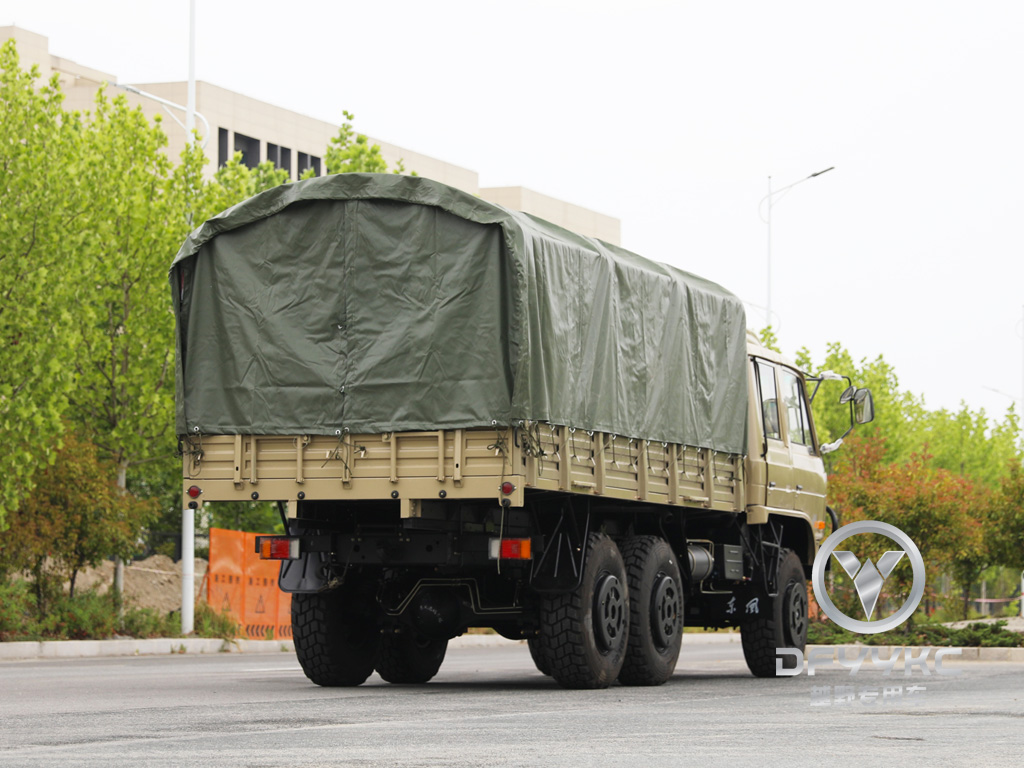 Donggfeng EQ2102N Off-Road Truck – 210HP Double-Row Desert Cargo Vehicle | Export Model | Air Conditioning with Tarpaulin