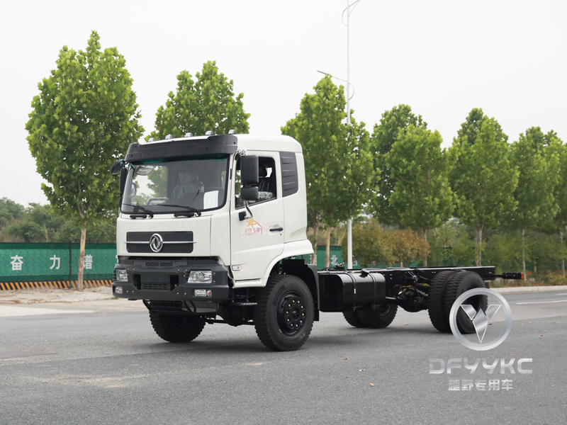 Dongfeng conventional one and half row chassis | All-wheel drive special vehicle modification 210 horsepower chassis | Made in china chassis | Single-axle off-road chassis | 