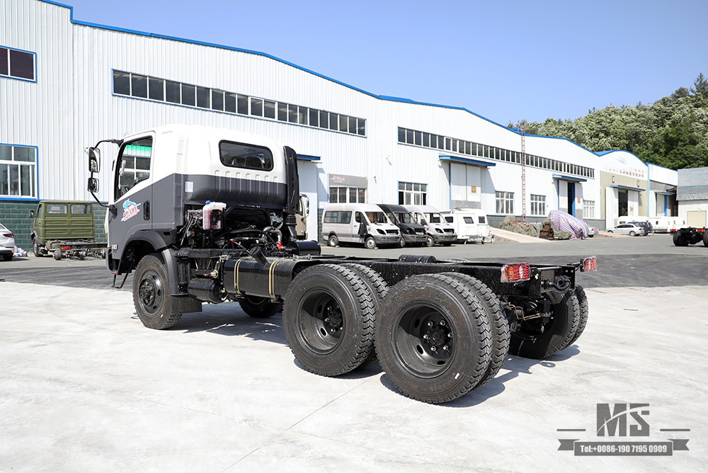 5T 6WD Light Truck Chassis_6*6 260hp Diesel Off-road Truck Chassis_"Bobcat" Dongfeng Six Wheel Drive Truck Chassis for Sale_Export Special Purpose Vehicle