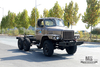 170 hp Champagne Gold EQ2082 Chassis_Dongfeng six-wheel drive off-road truck chassis_Double glass 240 transport vehicle_6×6 pointed 25Y truck export special chassis