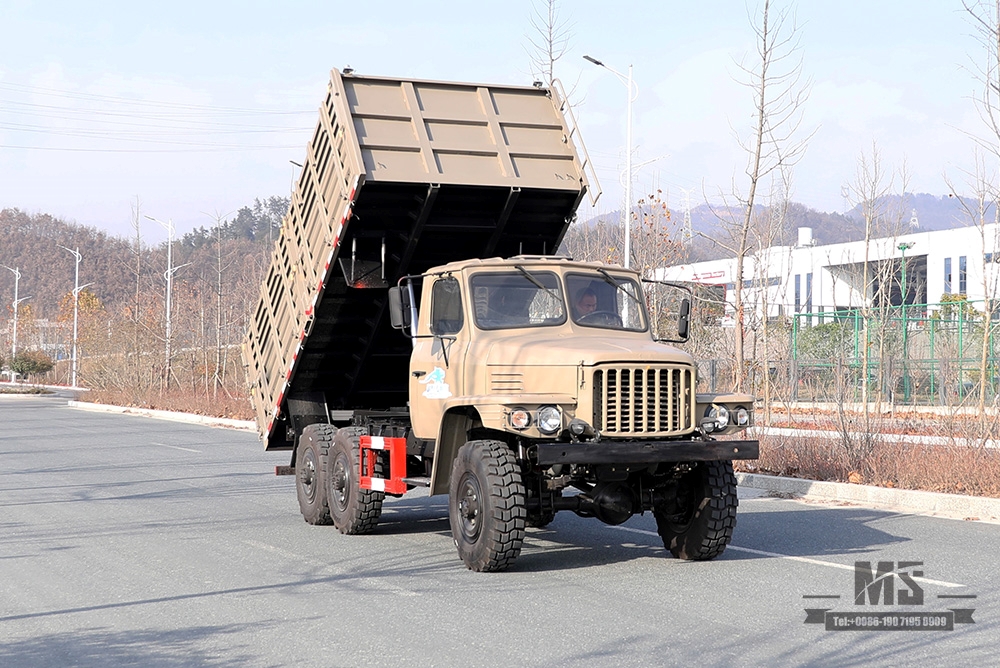 Dongfeng EQ2082 Barn Dump Truck_170 hp Six-wheel Drive Off-road Tipper Truck_6WD 240 2.5T truck_All-wheel Drive 25Y Truck Export Special Vehicle