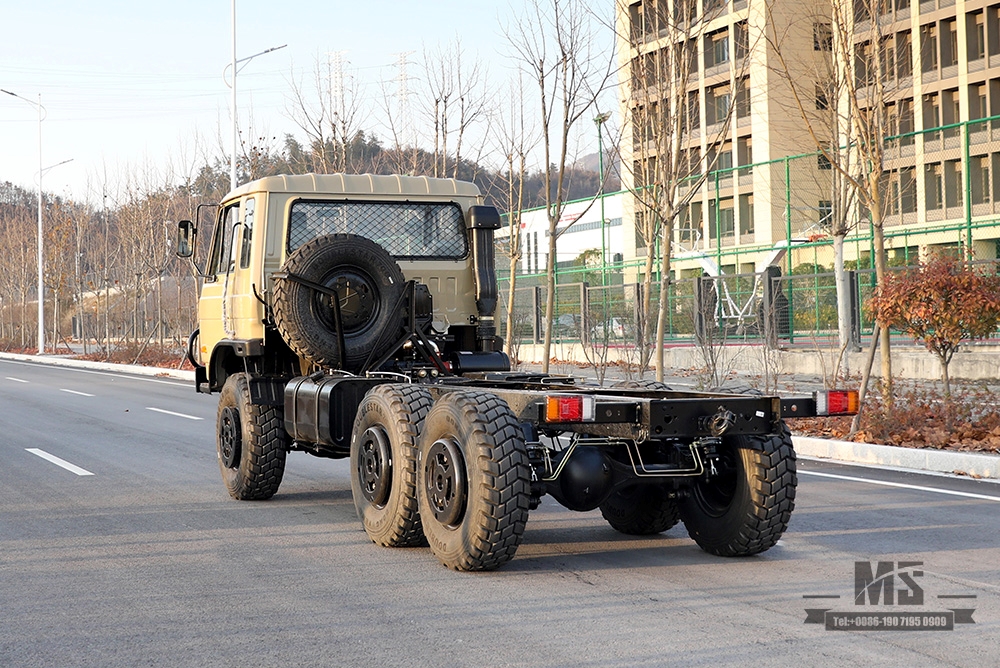 6×6 EQ2102 Dongfeng Off Road Truck Chassis_ Six Wheel Drive One and a Half 153 Cab Truck Chassis_Dongfeng AWD Export Special Purpose Vehicle Chassis