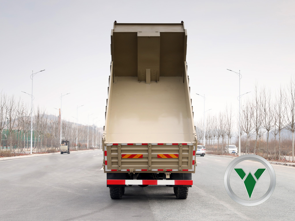 6x6 Flatbed Dump Truck | Heavy-Duty Dump Body with Removable Sides