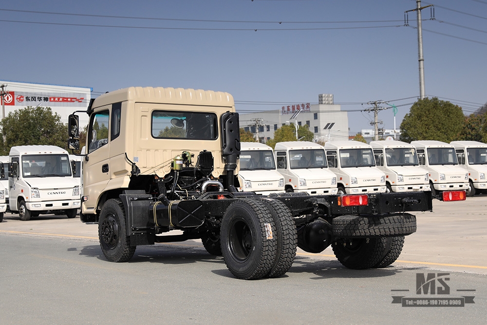 Dongfeng 4*2 Chassis _ 210 HP One and a half Row Cab Truck Chassis Commercial Vehicle_Dongfeng 4*2 Truck Chassis For Sale_Export Special Vehicle Chassis