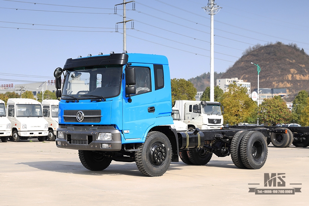 Dongfeng 4*2 Truck Chassis _ 210 HP One and a half Row Cab Truck Chassis Commercial Vehicle_Dongfeng 4*2 Truck Chassis For Sale_Export Special Truck Chassis