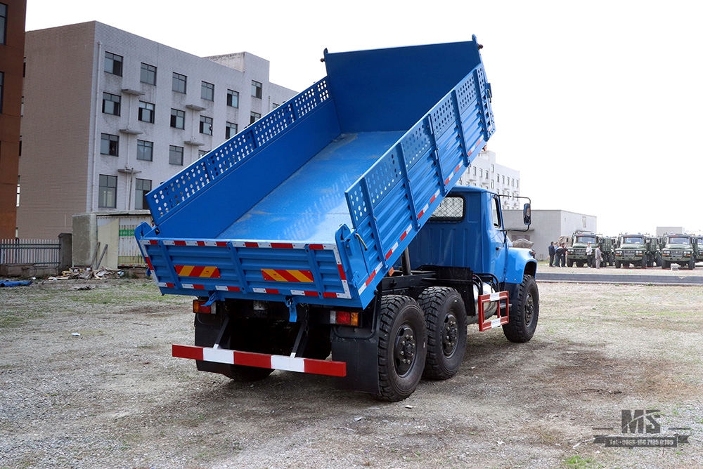 190 hp Dongfeng Six Wheel Drive EQ2100 Tipper Truck_6×6 Classic 5T Pointed Head Off-road Dump Truck Vehicle for sale_Dongfeng 6WD 245 Export Special Vehicle