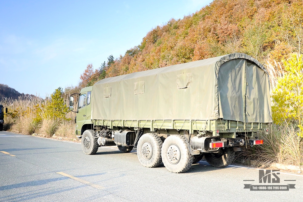 Dongfeng Six-wheel Drive Cargo Truck EQ2102 Diesel Truck_Dongfeng 6×6 Off-road Special Truck_3.5-ton Cargo Troop Vehicle_Export Special Purpose Truck