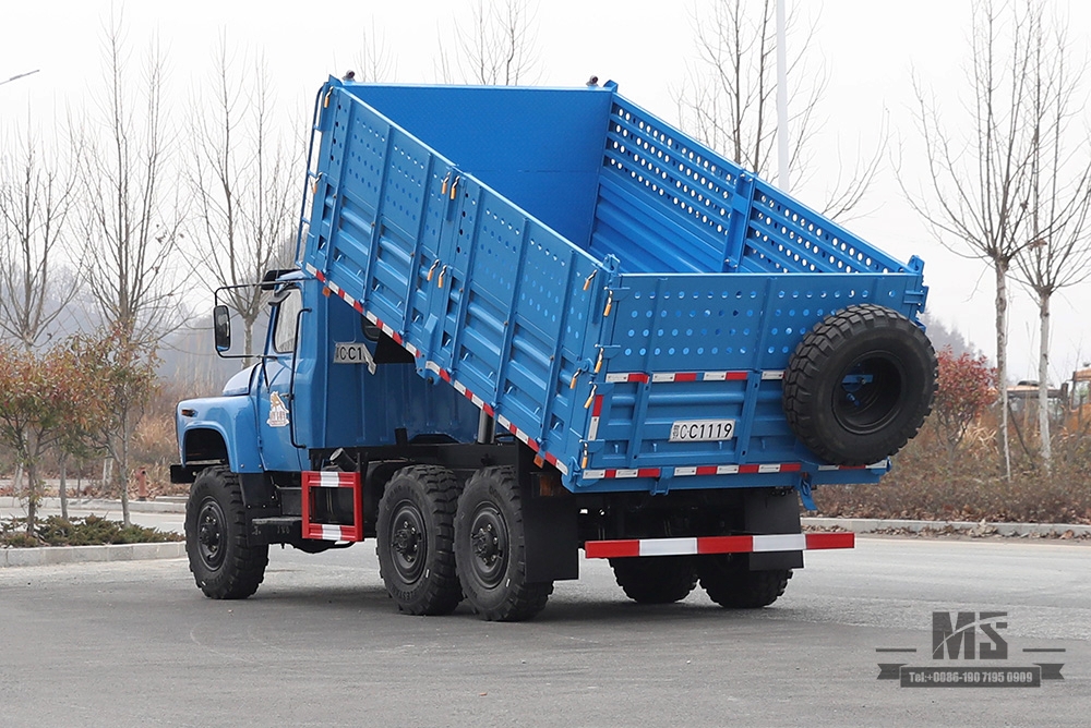170 hp EQ2082 Dump Truck_Dongfeng six-wheel drive EQ2082 off-road Dump truck_Double glass 240 transport vehicle_6×6 pointed 25Y truck export special vehicle