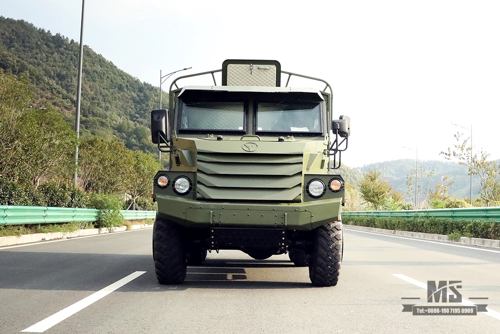 Dongfeng Six Wheel Drive Protective Box Truck_ 6×6 Pointed Head Off-Road Cargo Vehicle_Van Truck Transportation Truck_Dongfeng AWD Export Special Purpose Vehicle