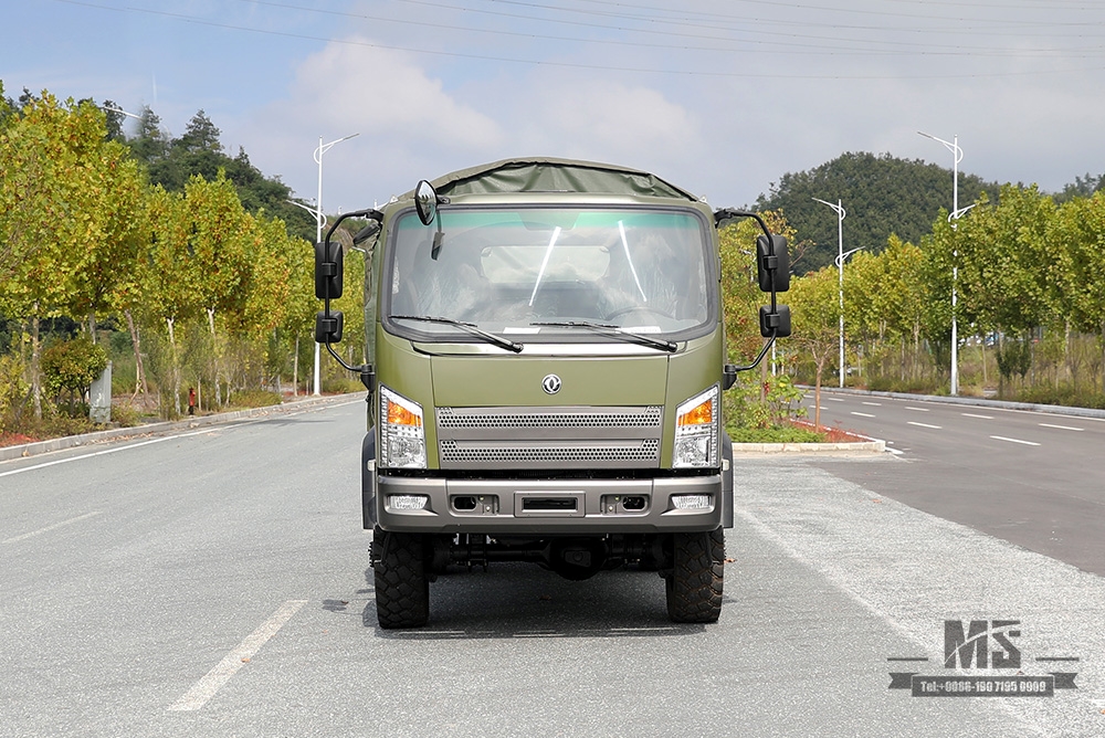 170 hp Dongfeng 6WD EQ2082 Off-road Truck_EQ240 Flathead Diesel Cargo Truck Factory_Dongfeng 6x6 All-Wheel Drive Civilian Off-road Truck for Sale_Export Special Vehicle