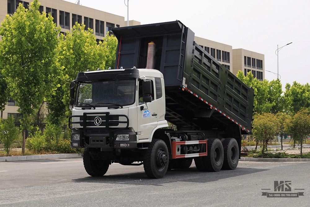 336hp Dongfeng 6*6 Heavy Duty Dump Truck_Six wheel Drive Rear Eight wheels Tipper Truck Coversion Manufacturer_Dongfeng 6WD Export Special Vehicle