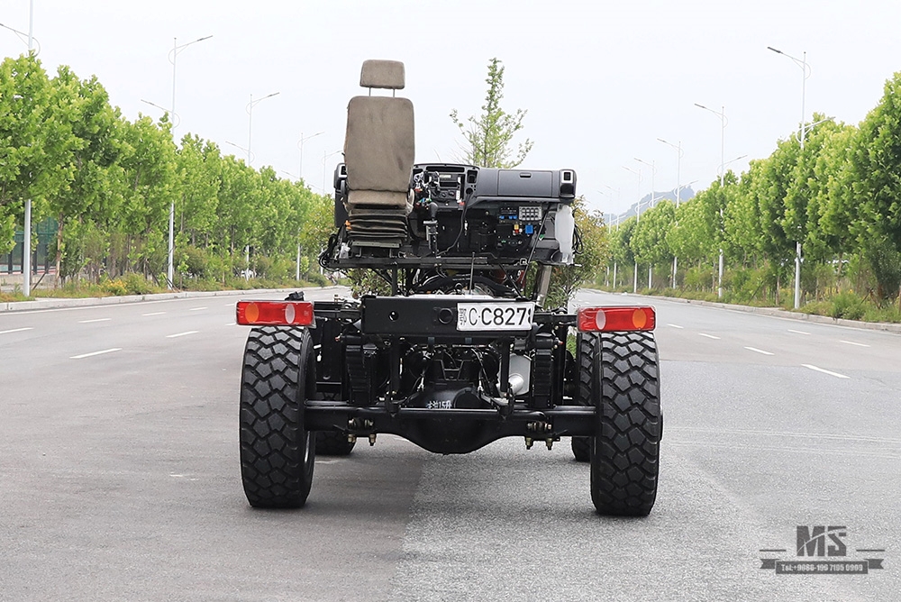  300hp Dongfeng Four Wheel Drive Truck Chassis_4×4 7T/13T Axle Truck Chassis_Dongfeng 4*4 Truck Chassis For Sale_Export Special Truck Chassis